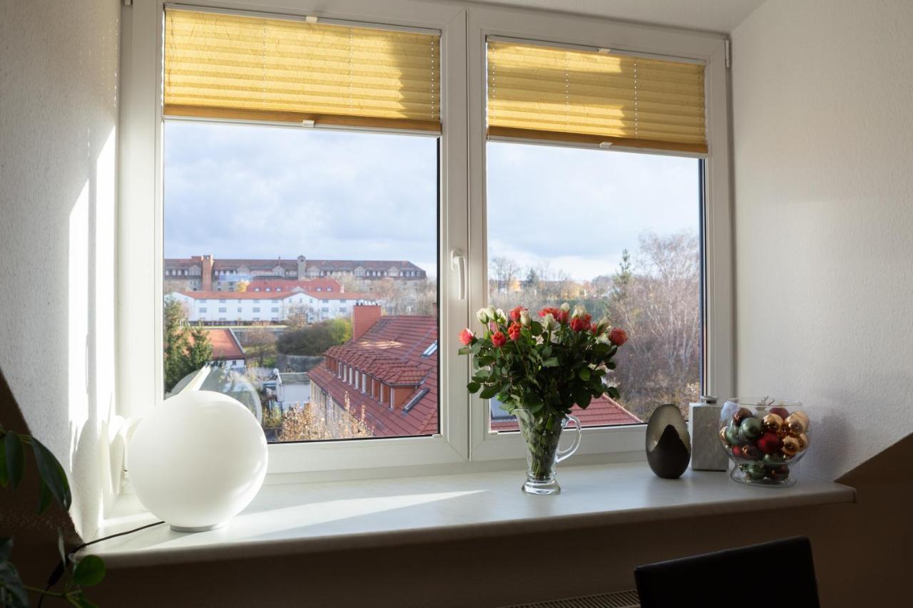 Wohnung Mit Blick Auf Die Zitadelle Petersberg - 3 Zimmer Erfurt Esterno foto